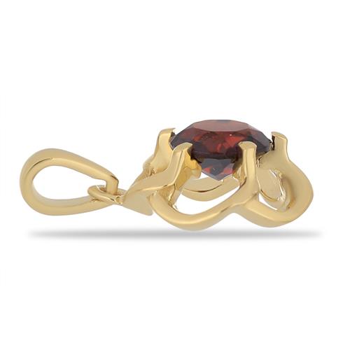 BUY 925 SILVER WITH GARNET GEMSTONE PENDANT
